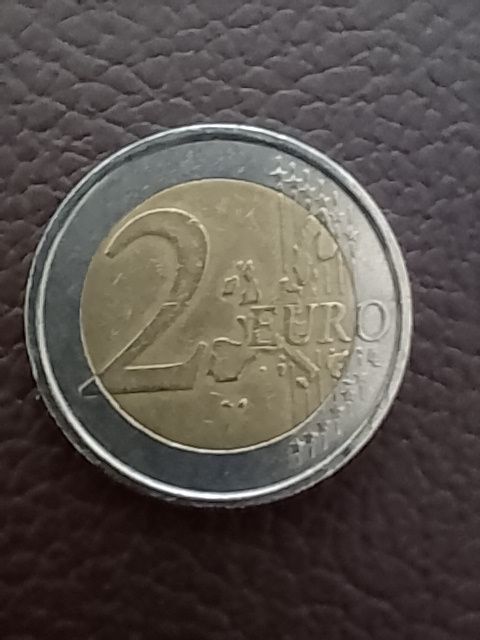 2 Euro Münze 2002 Danthe Alighieri Italien Vorderseite