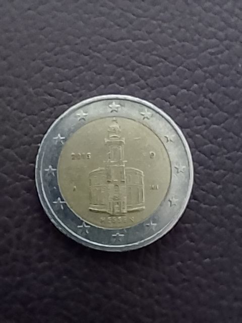 2 Euro Münze Hessen 2015 D G HH