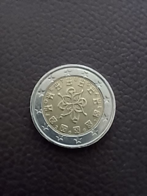 2 Euro Münze Portugal 2003 Vorderseite