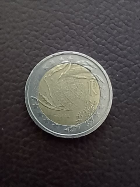 2 Euro Münze World Food Programme Italien Vorderseite