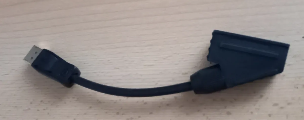 Schwarzer Scart-Kabel 20cm – Extra kurze Video-Verbindung