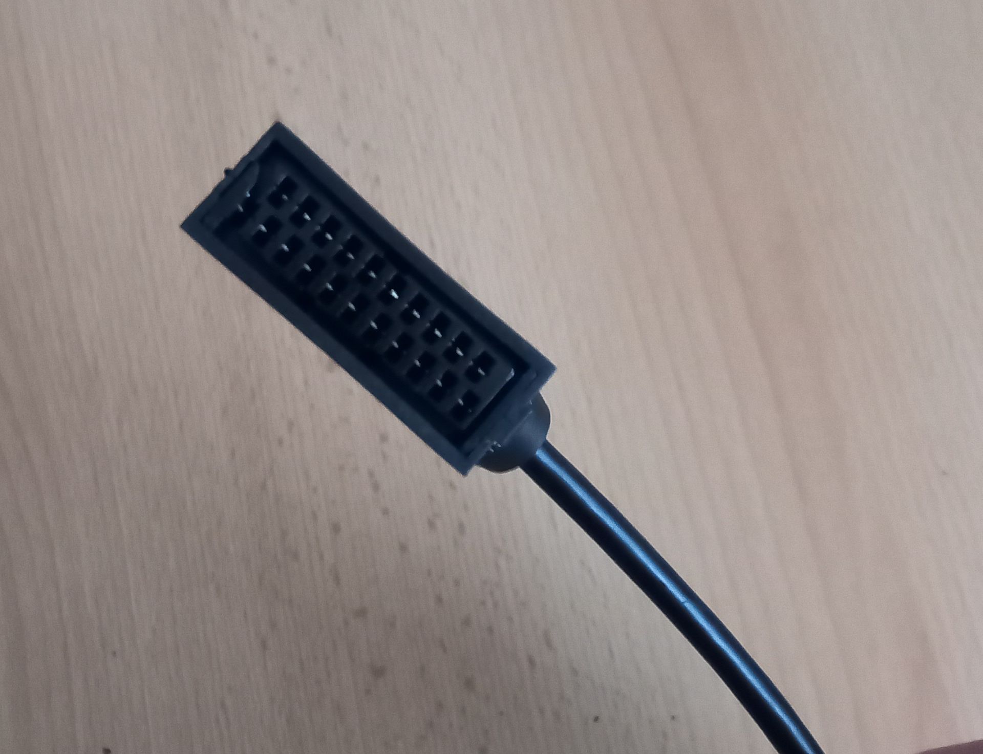 Adapter Scart Scartanschluss Schwarz