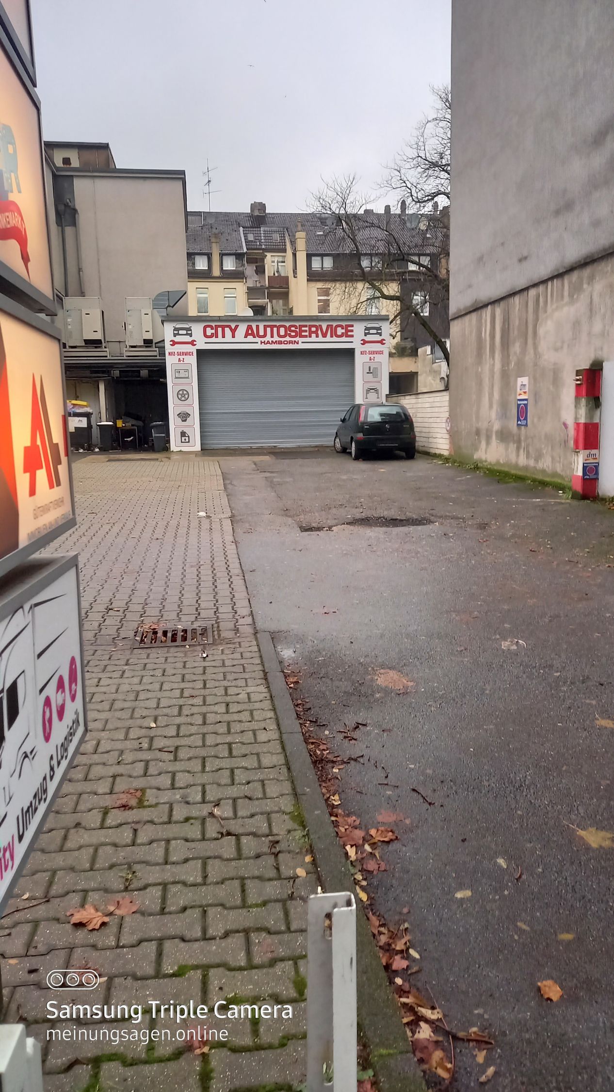 Duisburg Hamborn Alleestraße City Autowerkstatt Einfahrt
