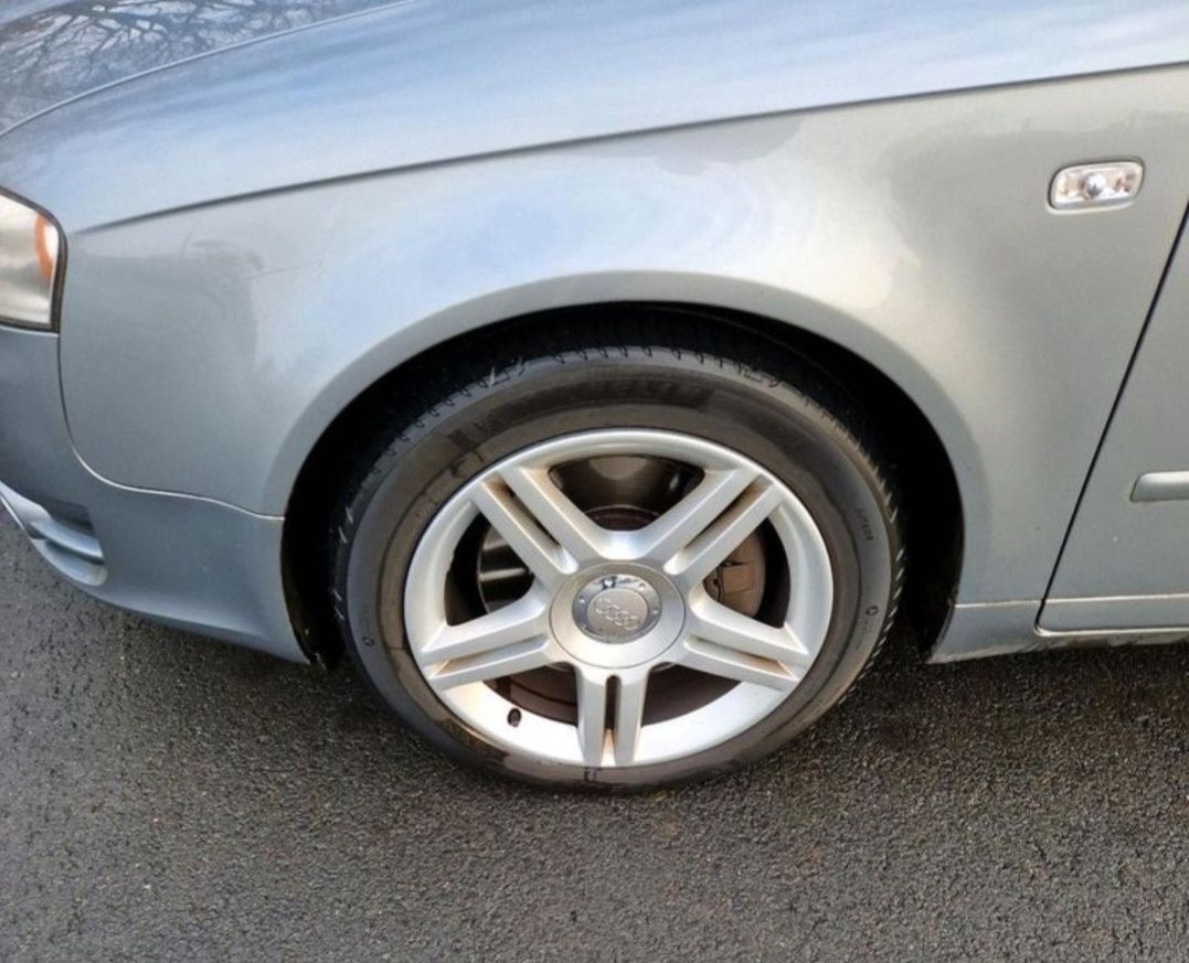 Audi A4-B7-Kombi-Baujahr 2007-Felge-Reifen