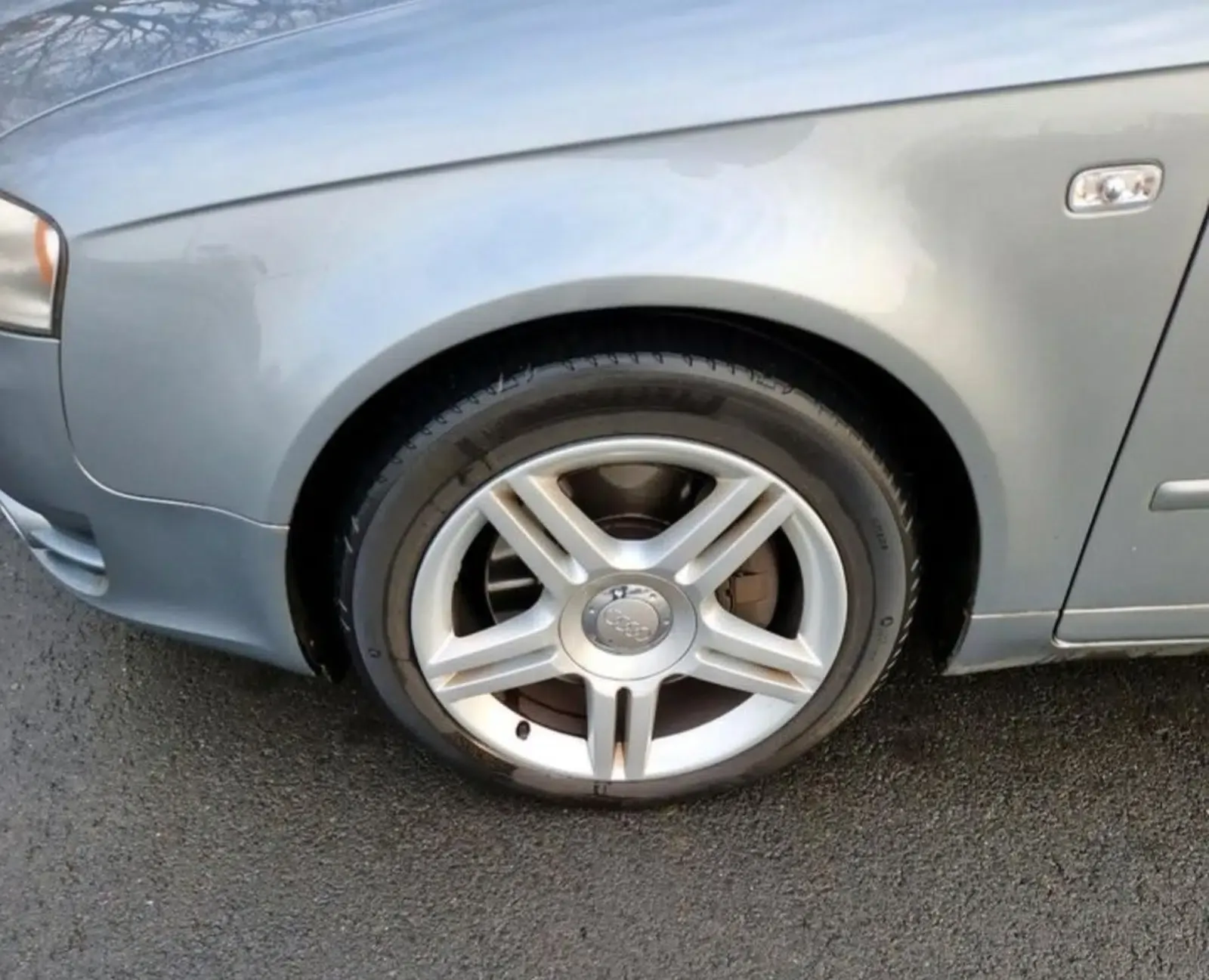 Audi A4-B7-Kombi-Baujahr 2007-Felge-Reifen