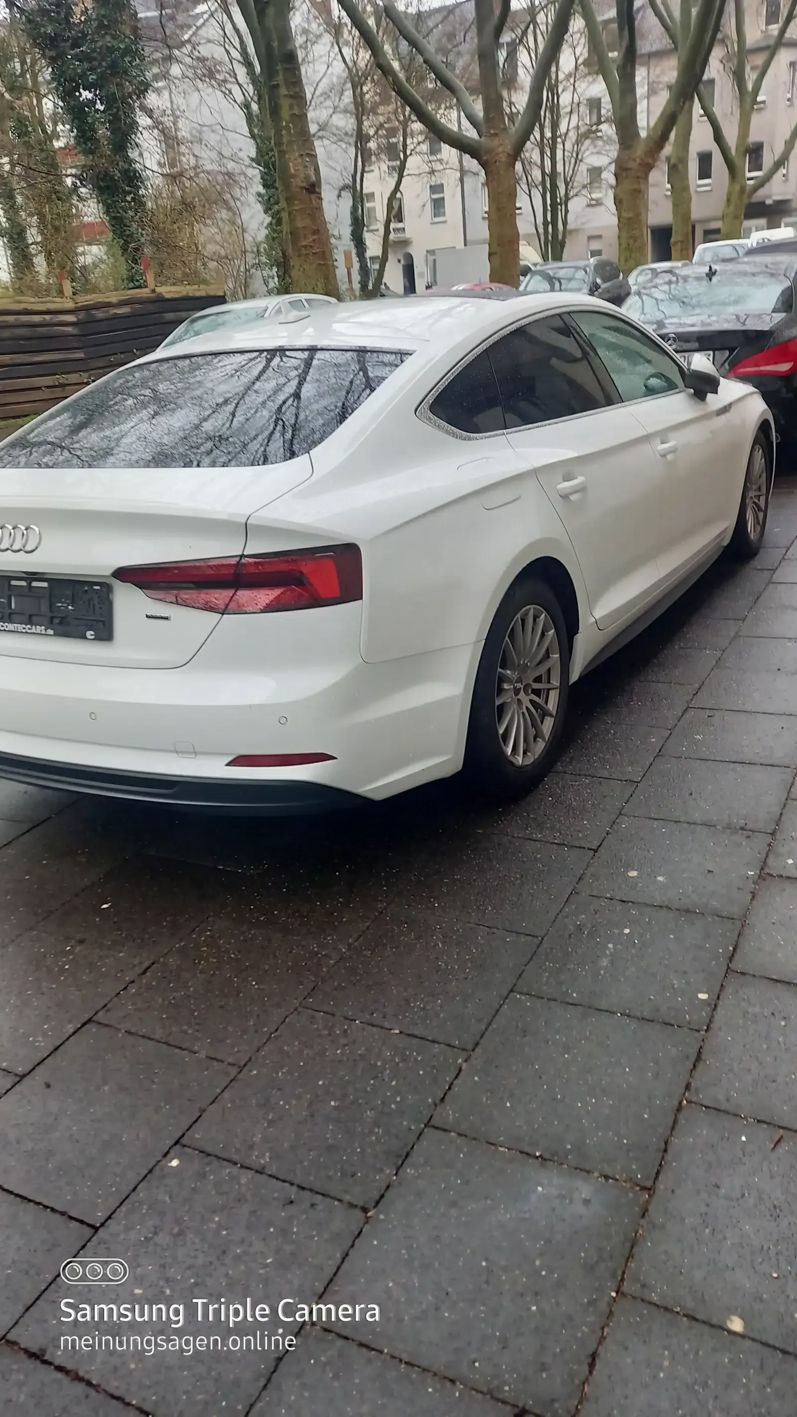 Audi A5-Baujahr 2019-Weiß-Front