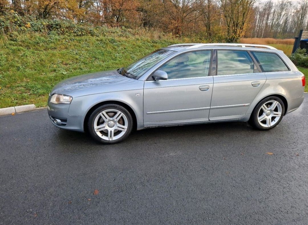 Audi A4 B7 Baujahr 2007 Kobi Diesel Silber Grau Fahrerseite