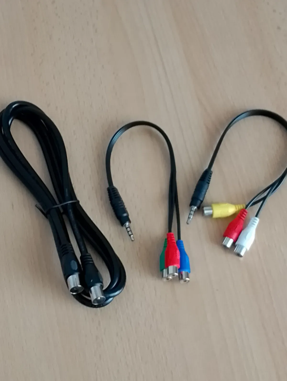 3-teiliges AV Cinch-Kabel – TV & Audio Verbindung