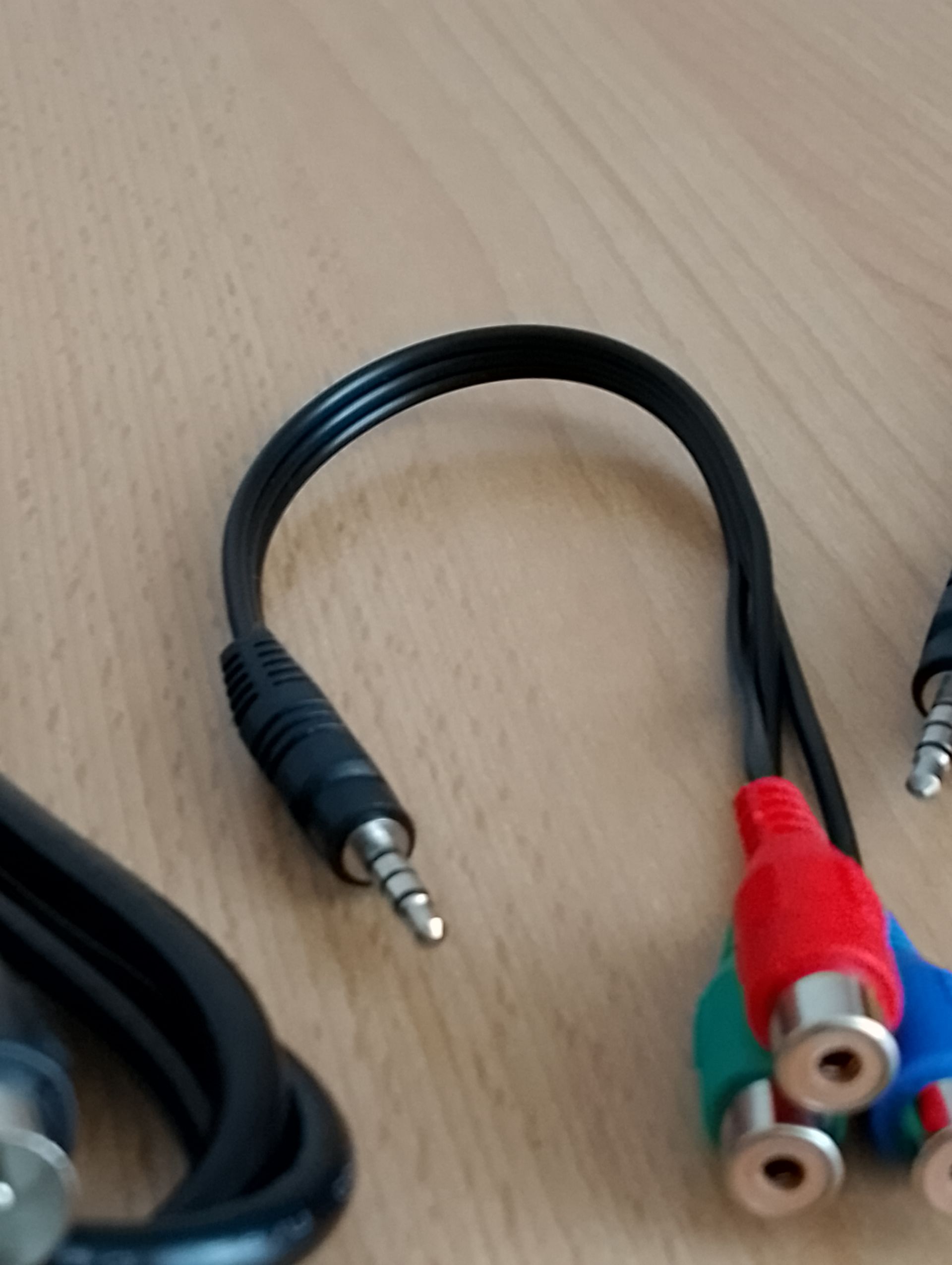 Audiokabel Schwarz-TV-PC-Stecker