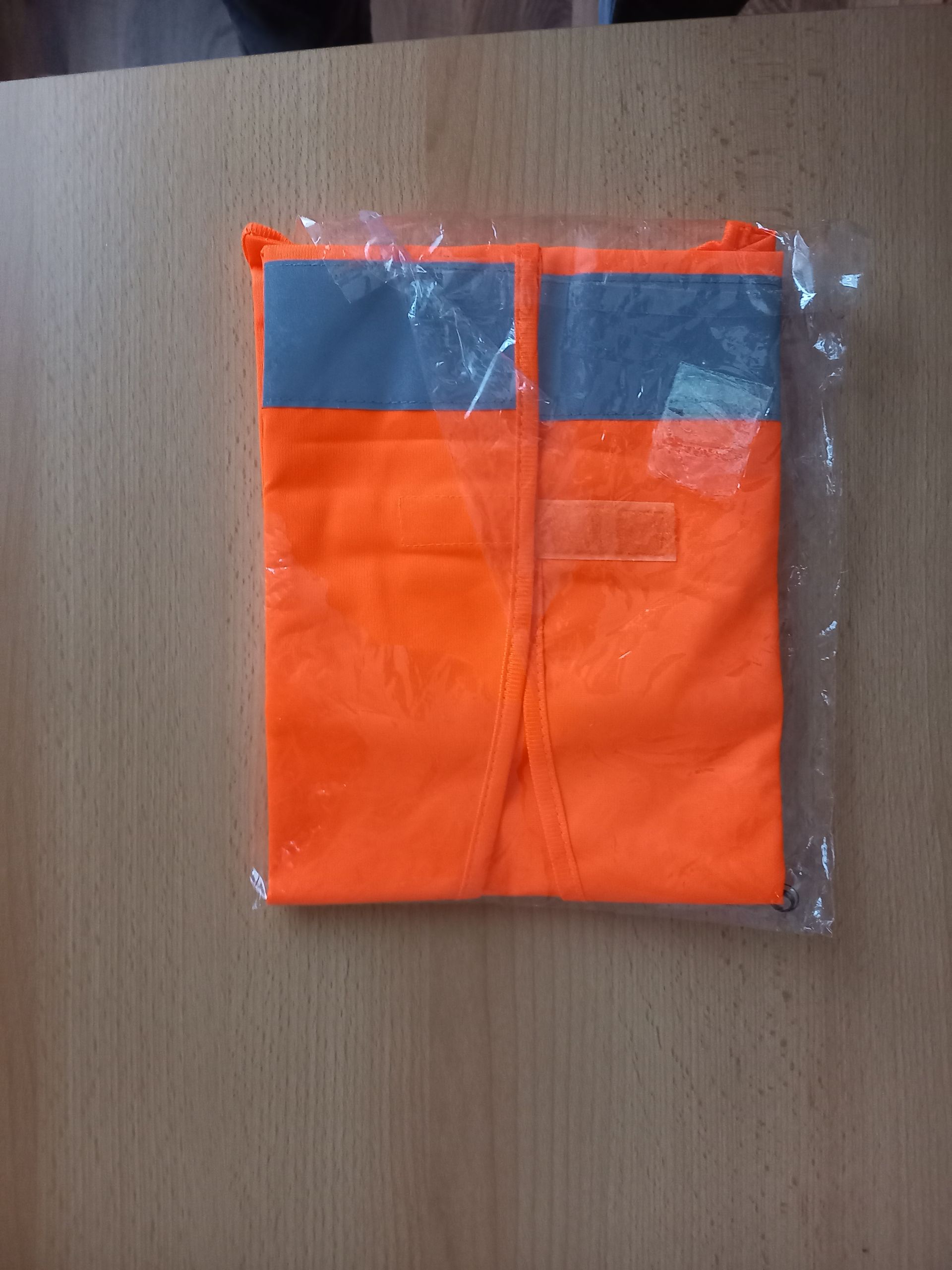 Auto-Sicherheitsweste-Orange-Neu-Rückseite