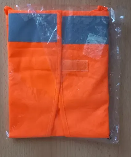 Sicherheitsweste  Orange in Verpackung nicht genutzt