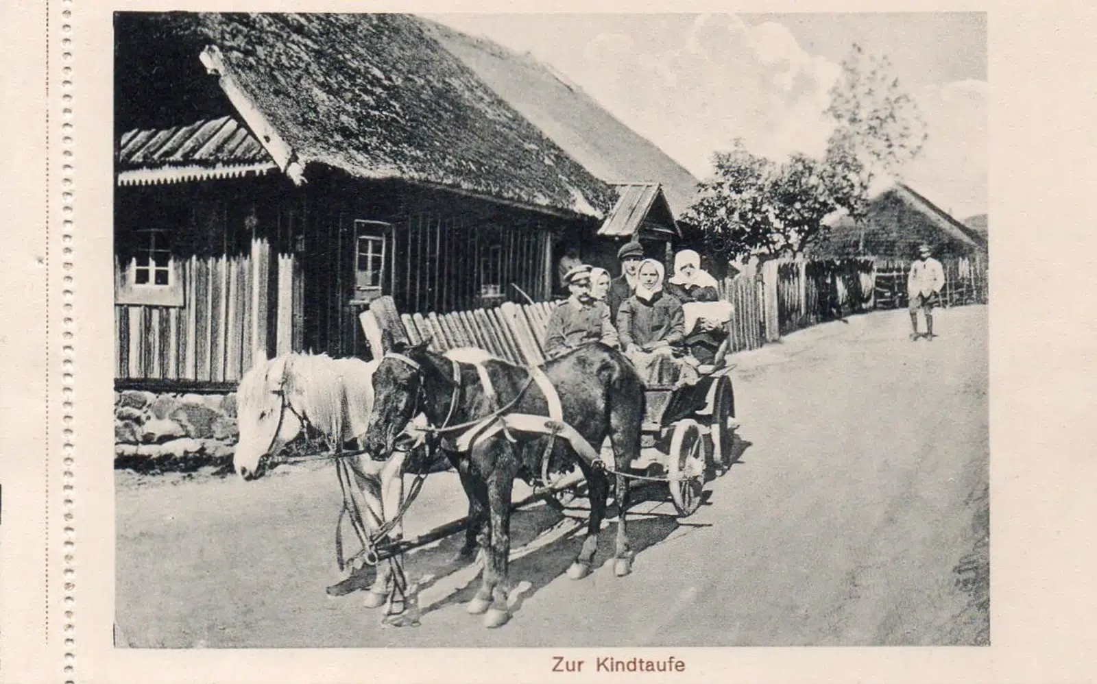 Bild Postkarte 1914-1915 Zur Kindertaufe  Vorderseite