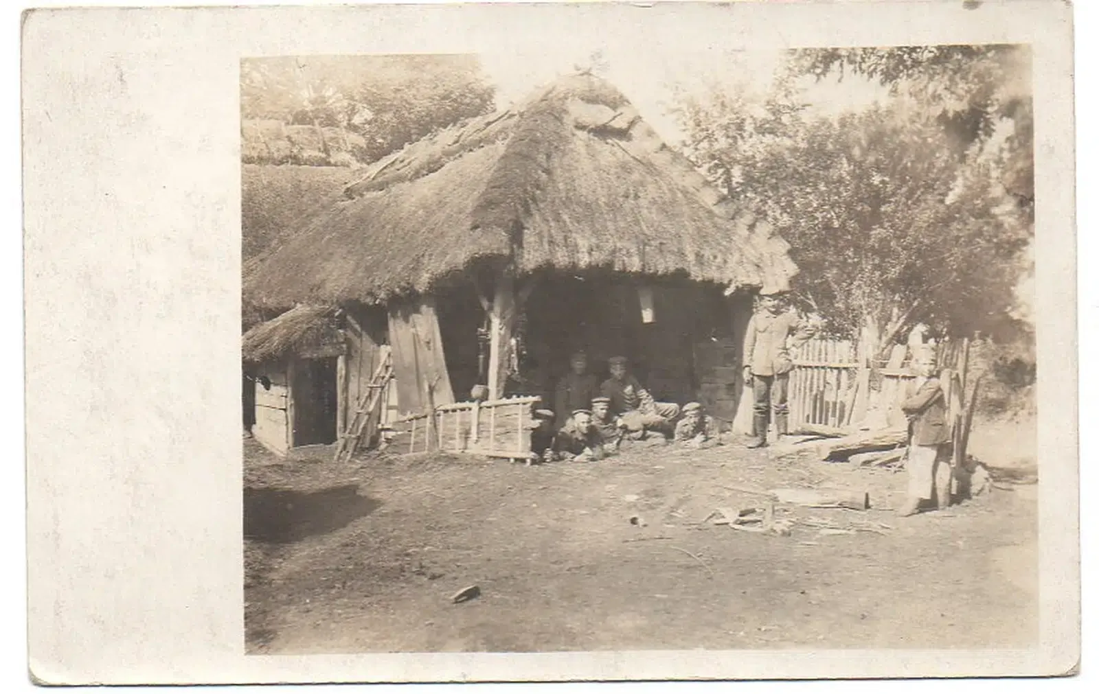 Bild Postkarte 1914-1916 Kriegsjahr Vorderseite Soldaten