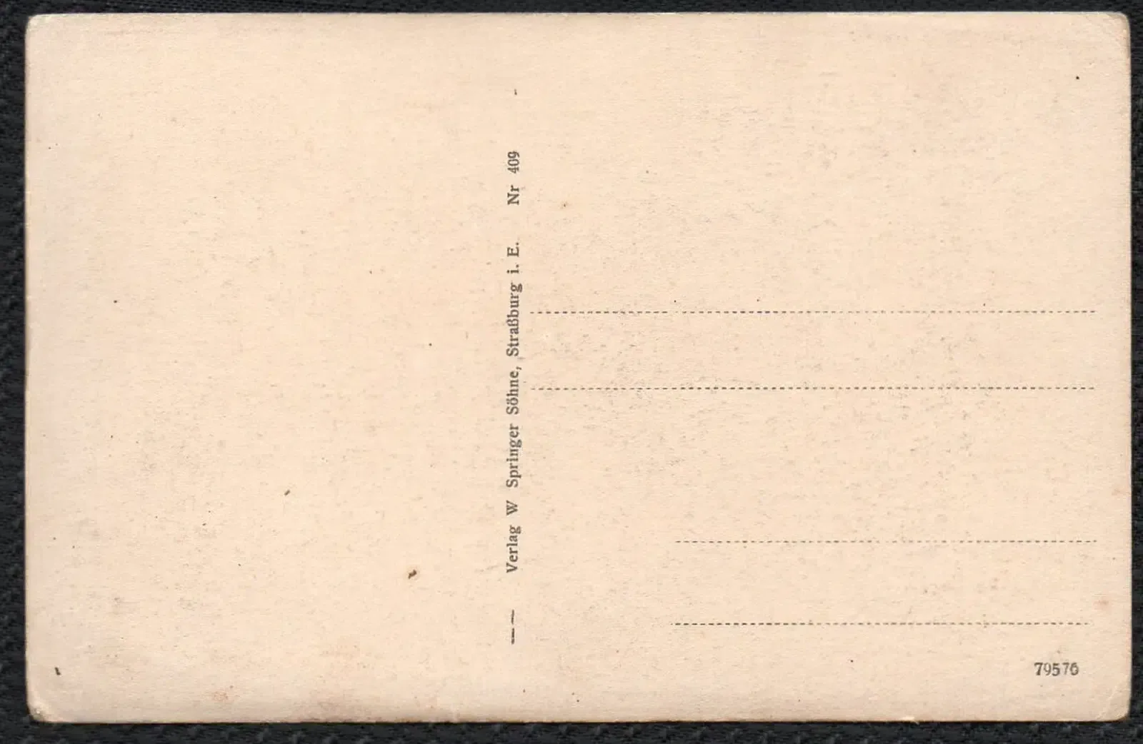 Bild Postkarte 1915 Vexaincourt von franz. Artillerie Beschossen Rückseite (1)