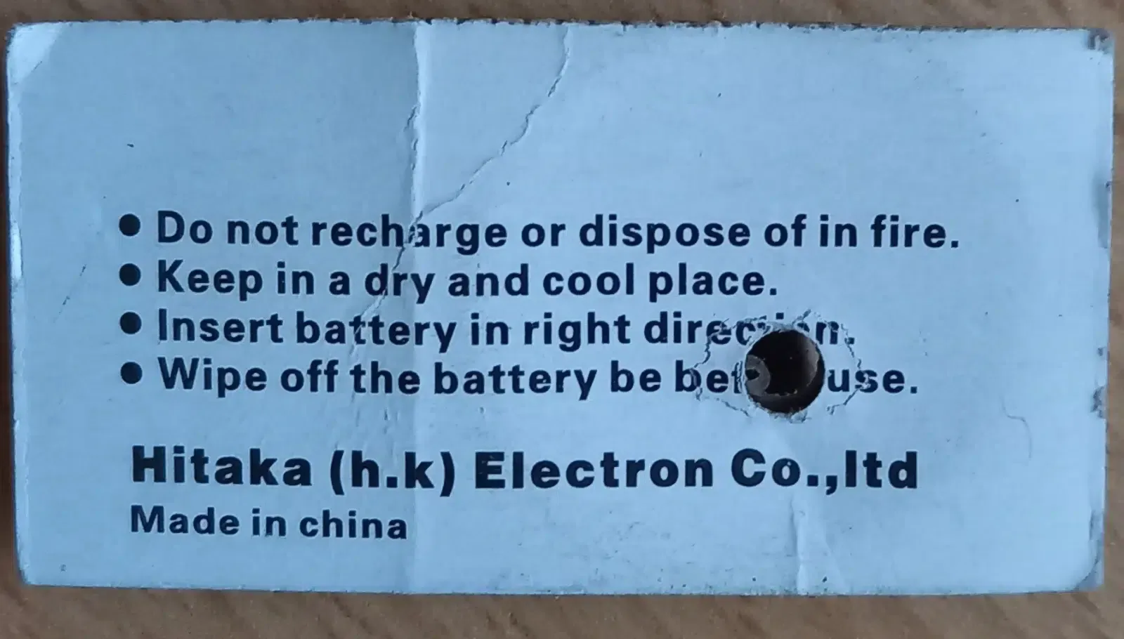 CR2430-3V Batterie- PC-Notebook-Uhr-Beschreibung