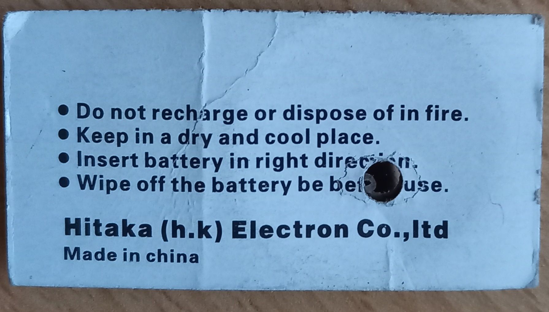 CR2430-3V Batterie- PC-Notebook-Uhr-Beschreibung