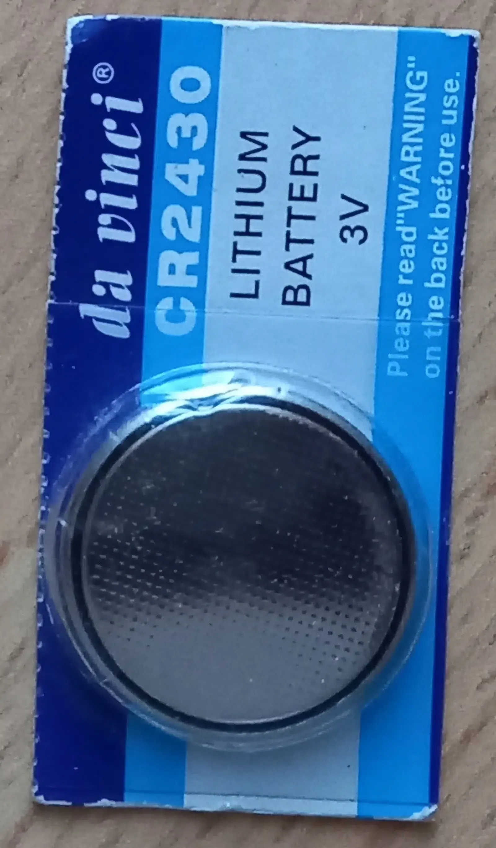 CR2430-3V Batterie- PC-Notebook-Uhr-Neu