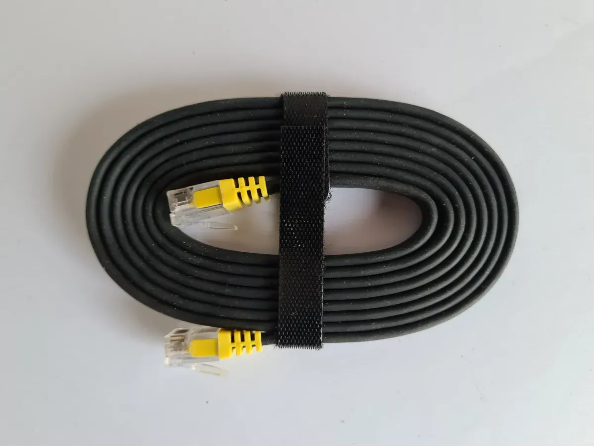 Neu Schwarz Gelber DSL Router Anschlusskabel – Neu & Hochwertig