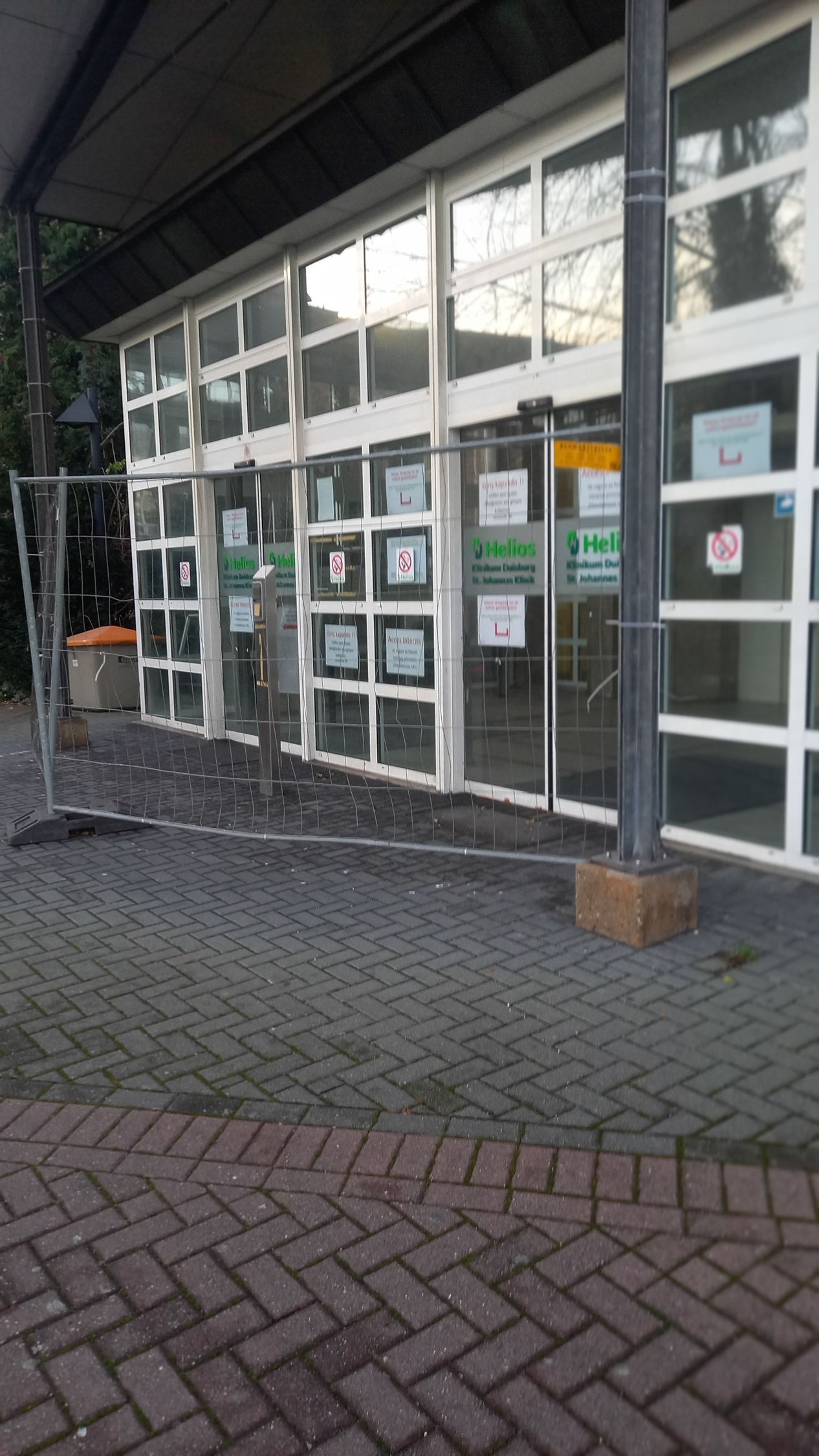 Duisburg Hamborn Johannes Klinik Helios Alter Eingang 1