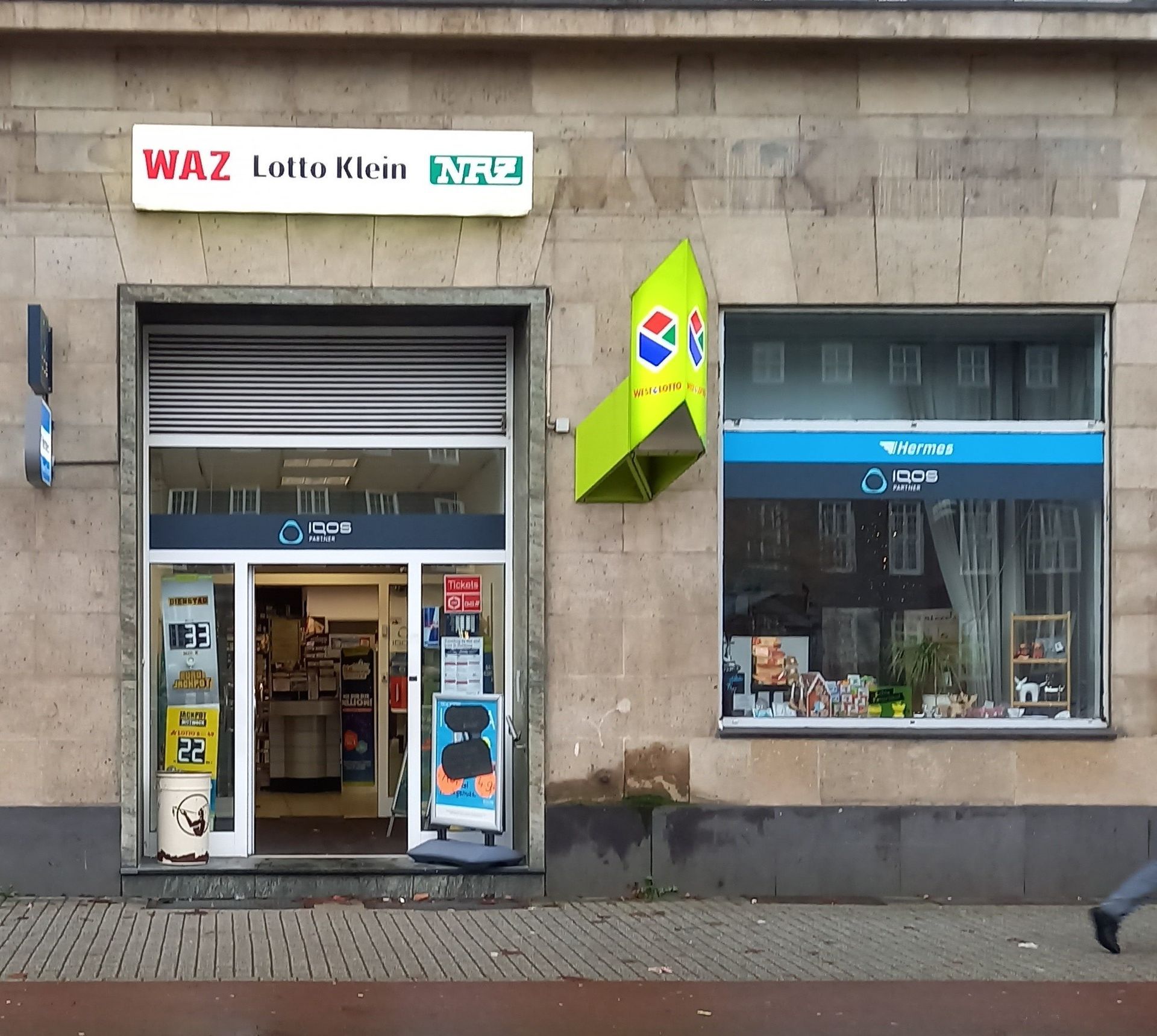 Duisburg Hamborn Duisburgerstraße Lotto-Klein Eingang