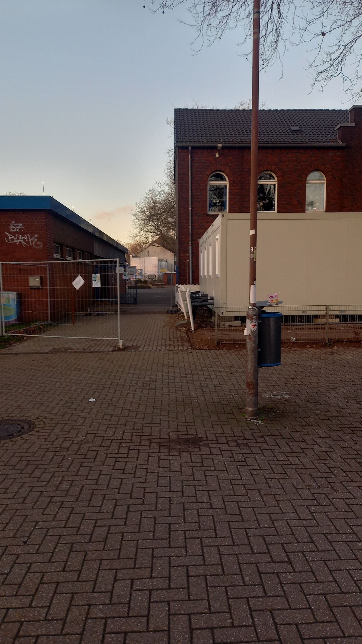 Duisburg Hamborn Jägerstraße Schule Baustelle