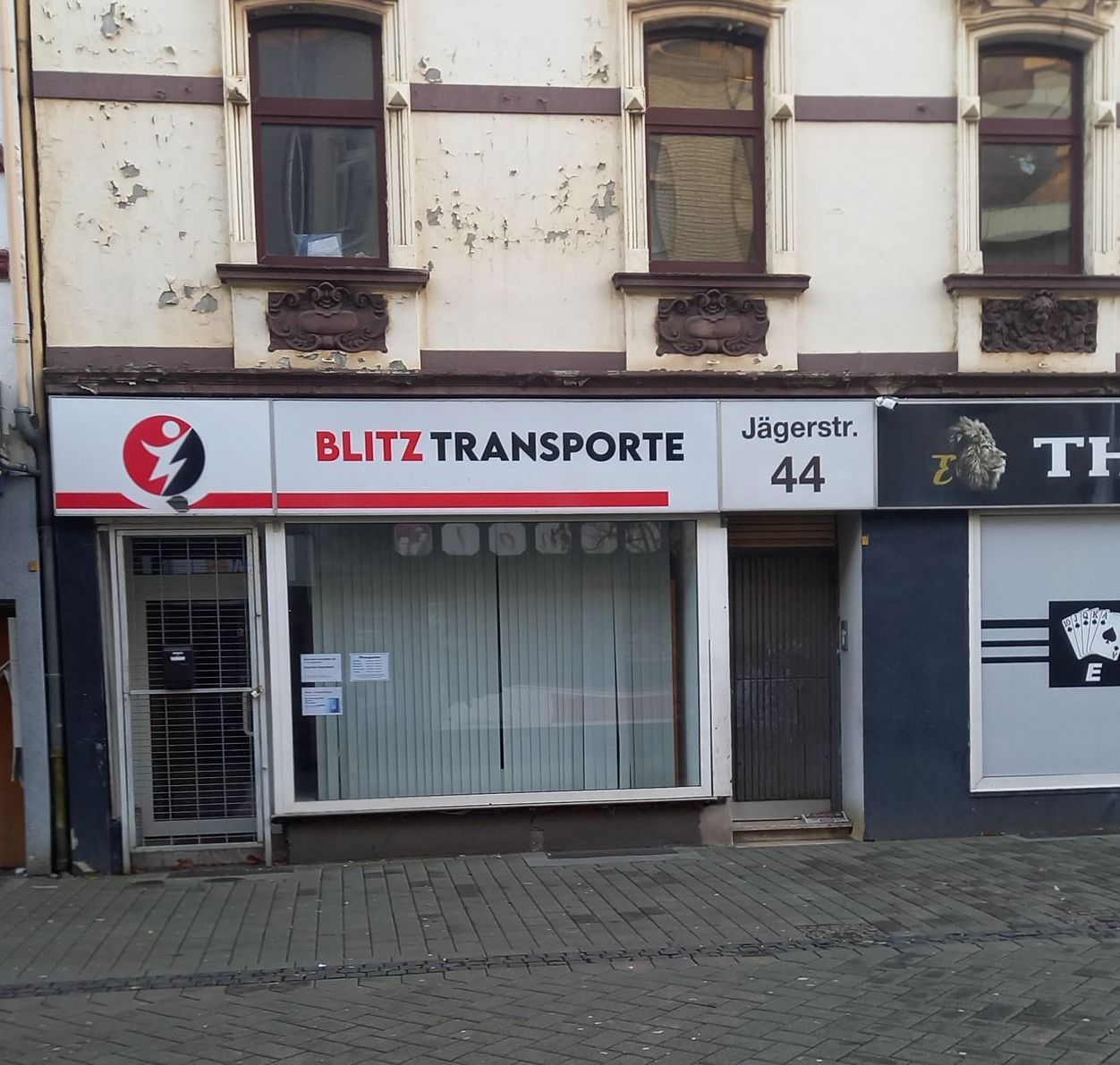 Duisburg Hamborn Jägerstraße Blitz Transporte