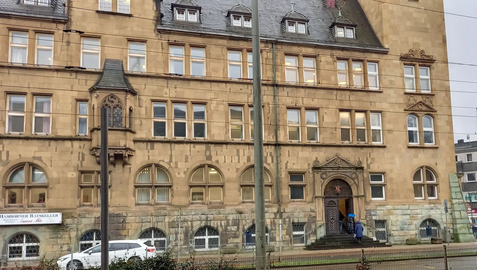 Duisburgerstraße Rathaus Hamborn Eingang.
