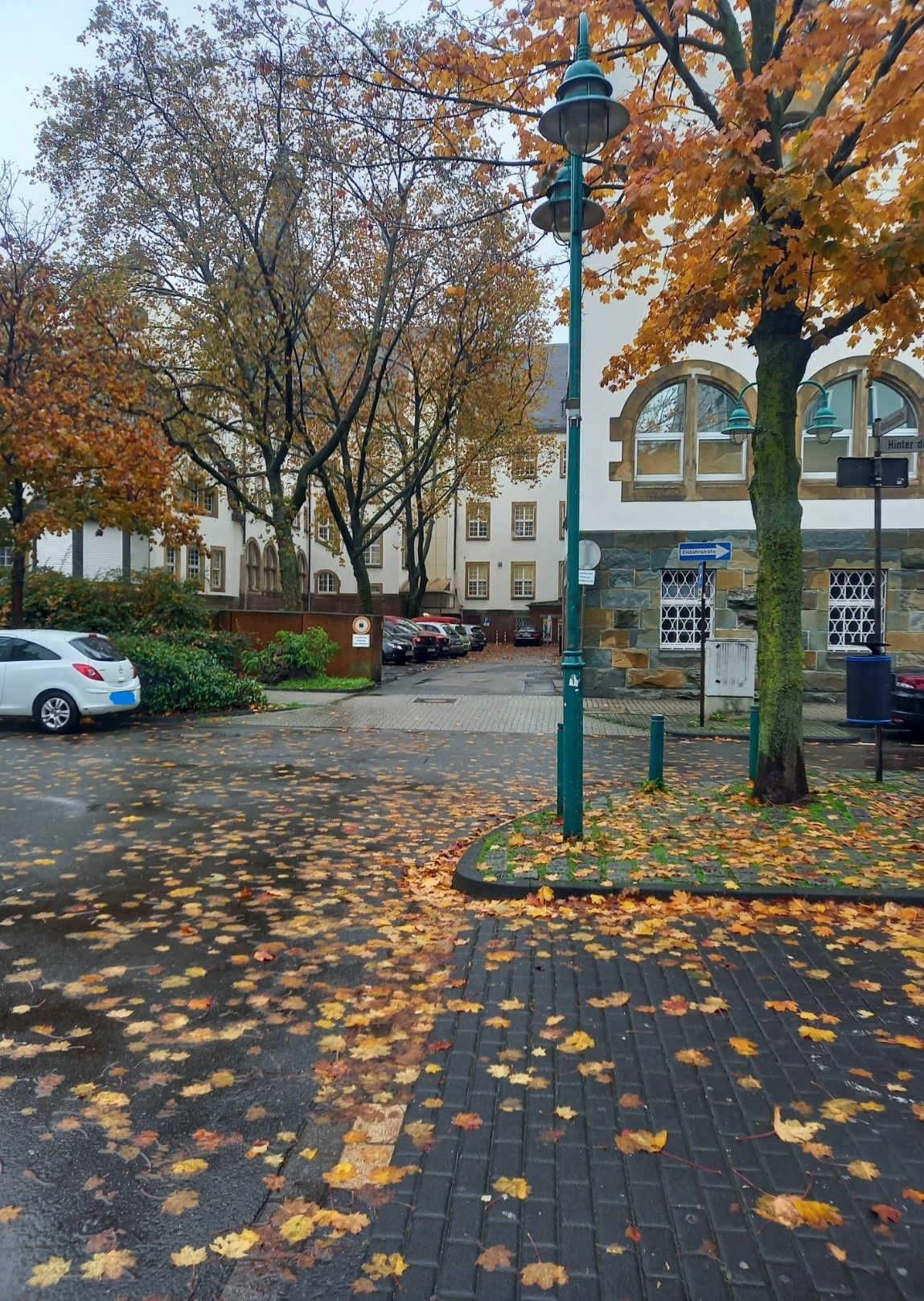 Duisburg Hamborn Rathausstraße  Parkplatz Rathaus 