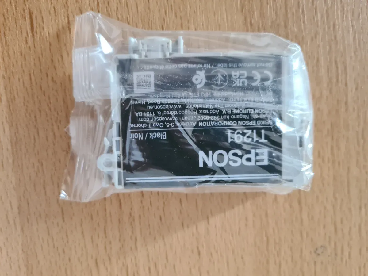 Druckerpatrone EPSON Stylus T1291 - L - Schwarz nict gebraucht.