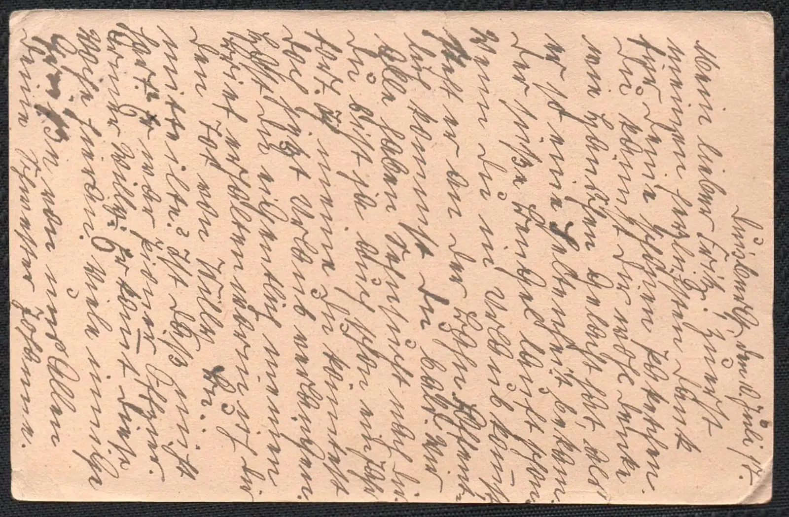 Feldpostkarte 11.7.1917 Rückseite