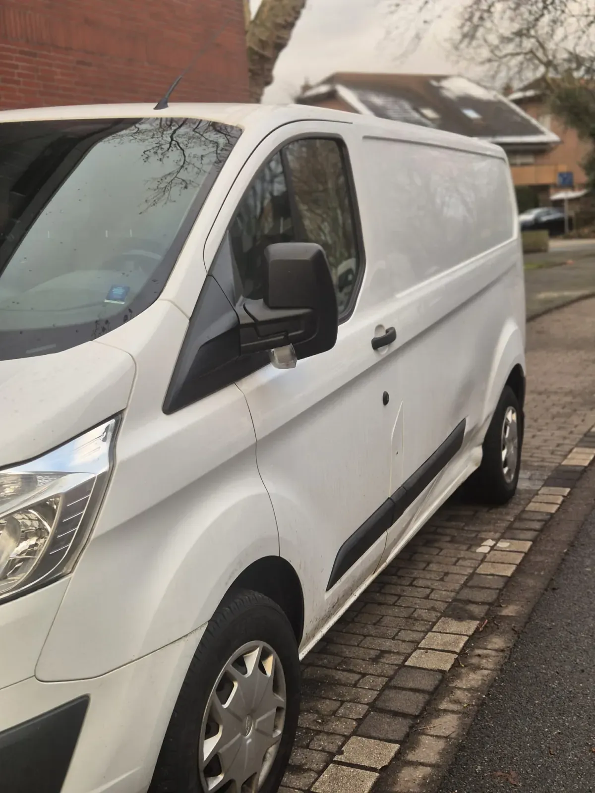 Ford Transit Custom Weiß – Baujahr 2015 - Fahrerseite - Tür