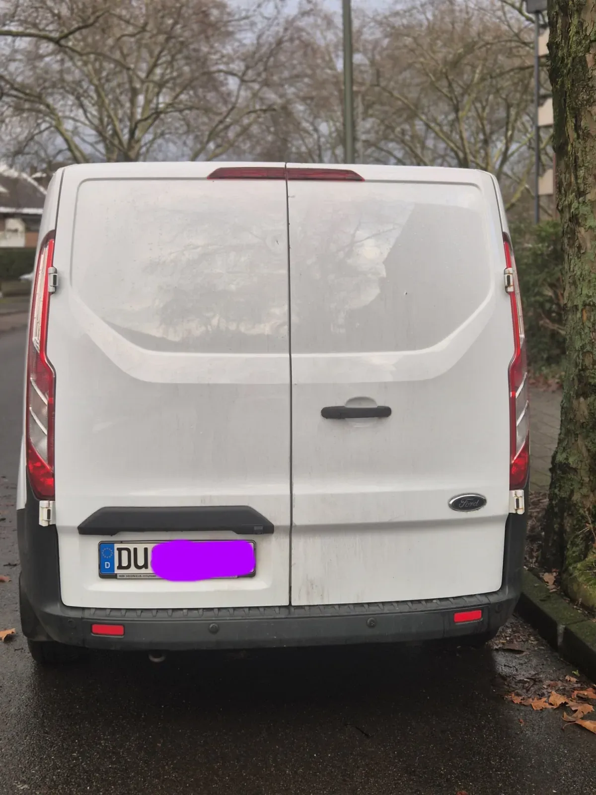 Ford Transit Custom Weiß – Baujahr 2017 - Heck