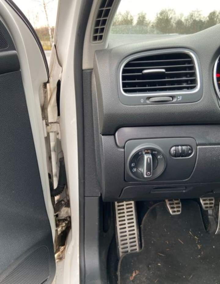 Golf 6 Baujahr 2011 Knöpfe Scheinwerfer Lüftung