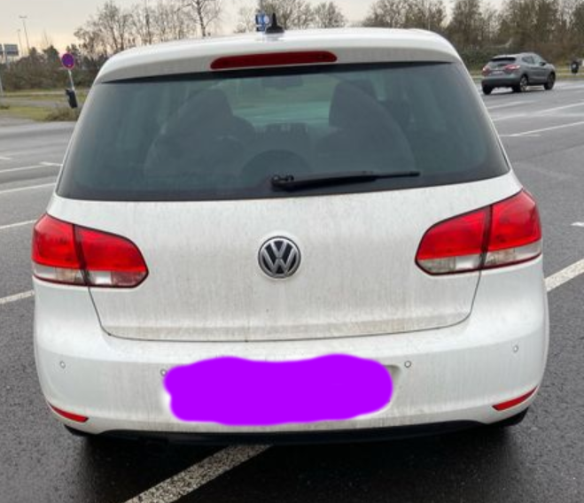 Golf 6 Baujahr 2011 Weiß Heck