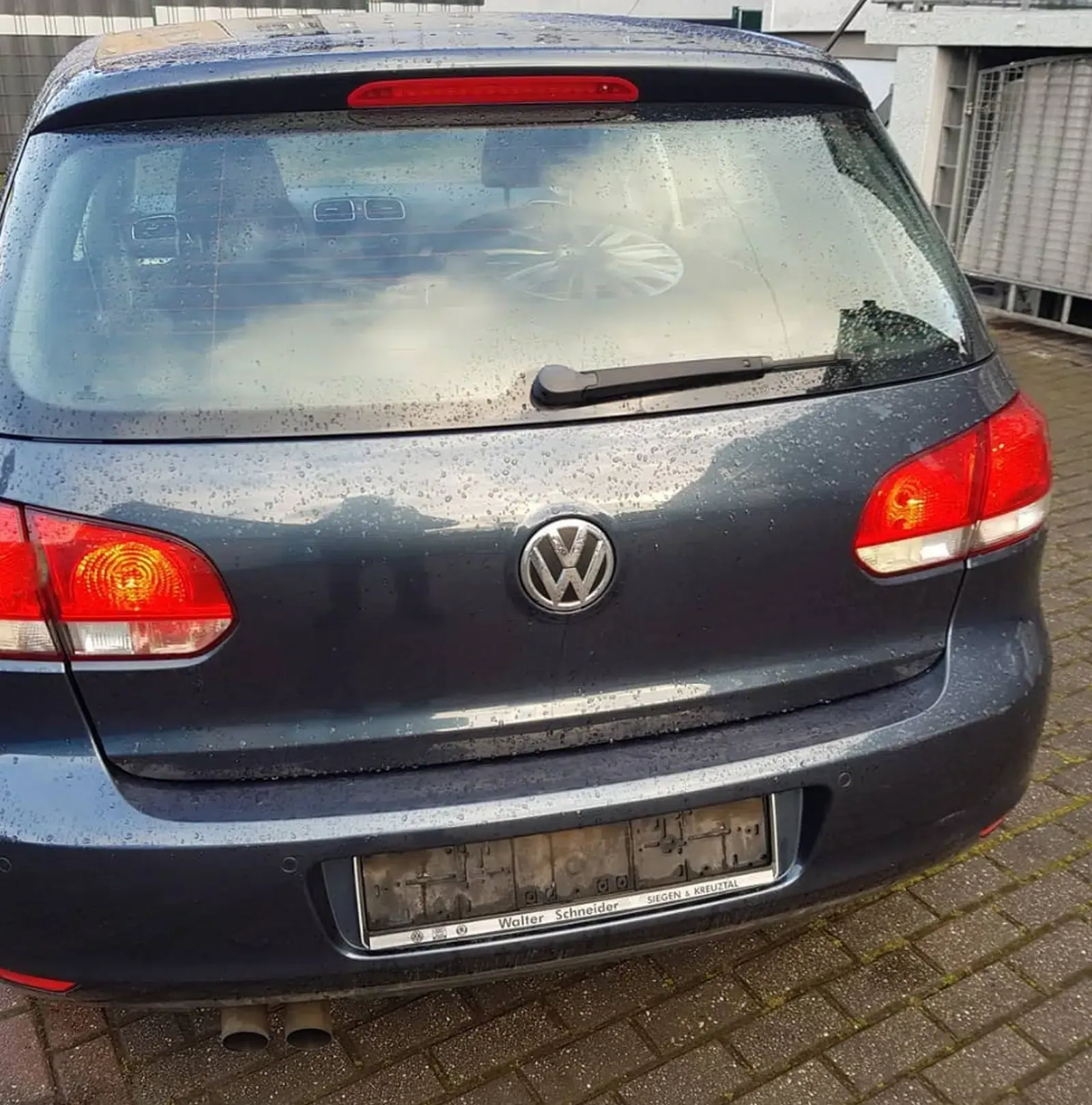 Golf 6 Limousine-Baujahr 2009-Blau-Heck-Heck-TDI