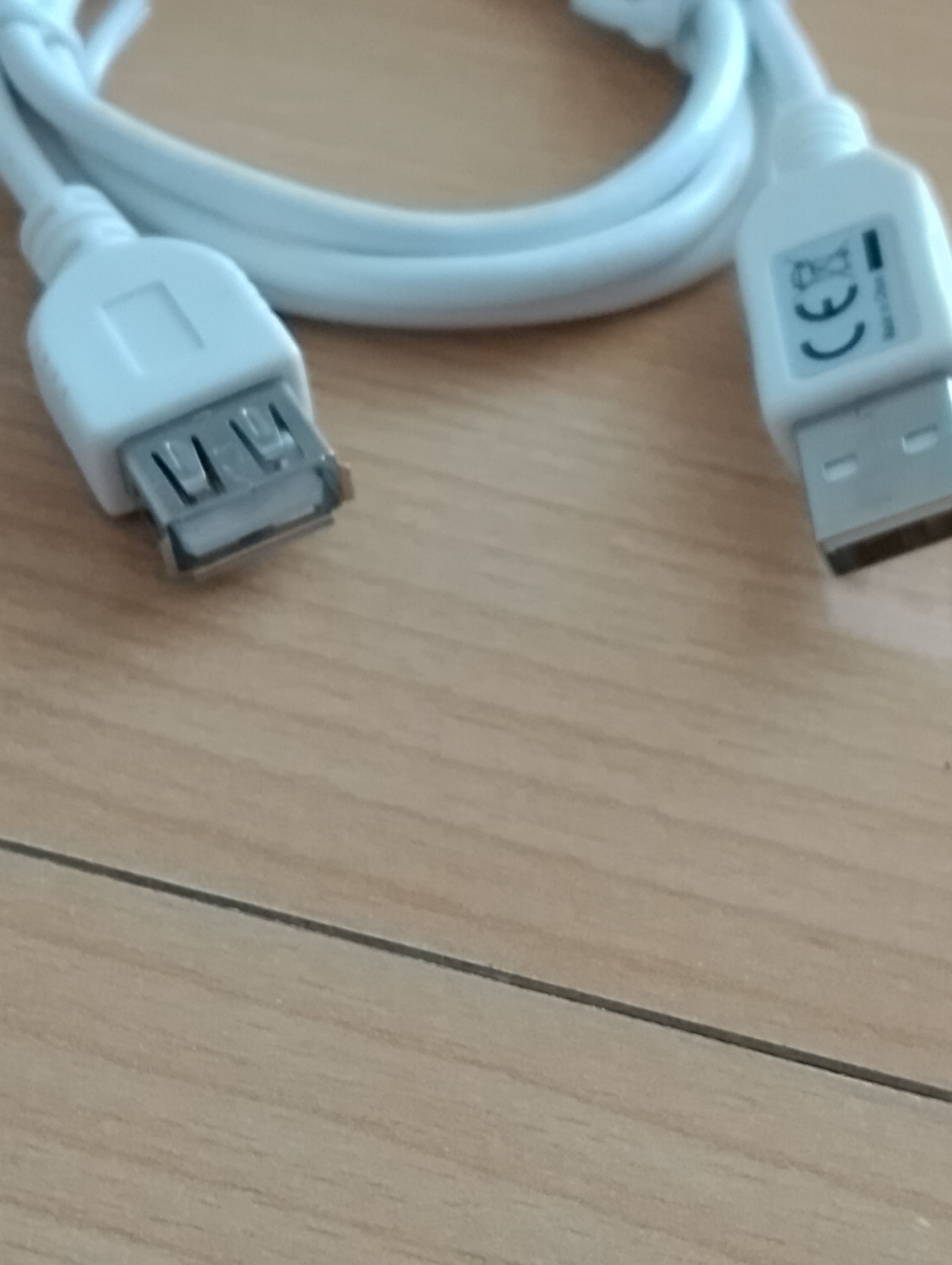 HDMI-USB-Adapter Kabel 1 meter Weiß Neu Steckerplatz