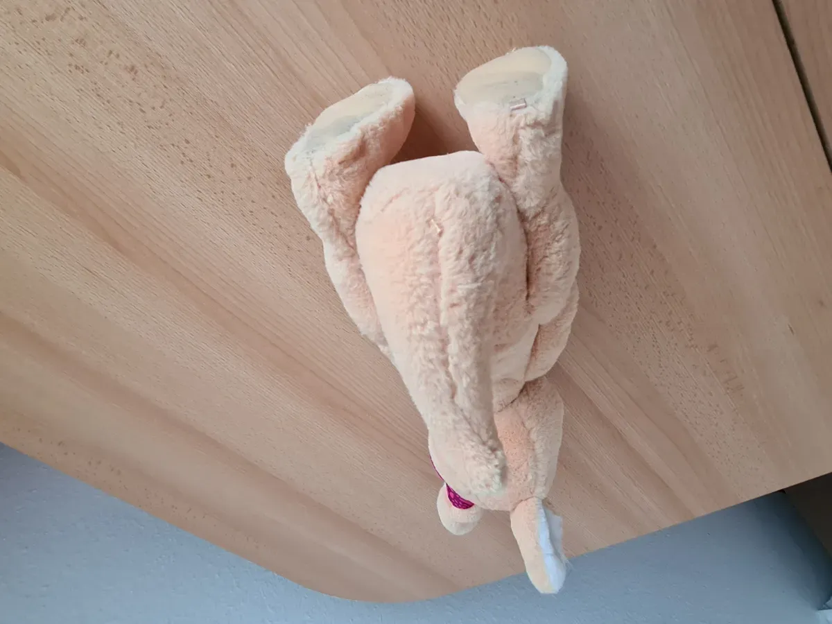 Farbe Hell Orange Sprechende Känguru-Puppe - Rückenlage