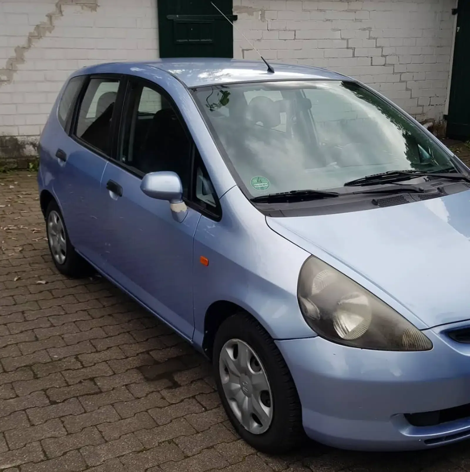 Honda Jazz-Baujahr 2003-Van-Blau-Beifahrerseite