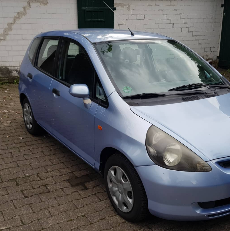 Honda Jazz-Baujahr 2003-Van-Blau-Beifahrerseite