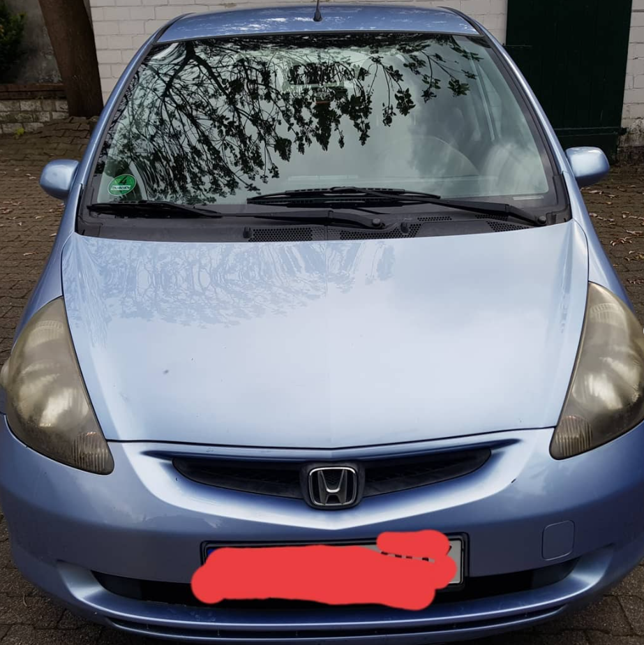 Honda Jazz-Baujahr 2003-Van-Blau-Front