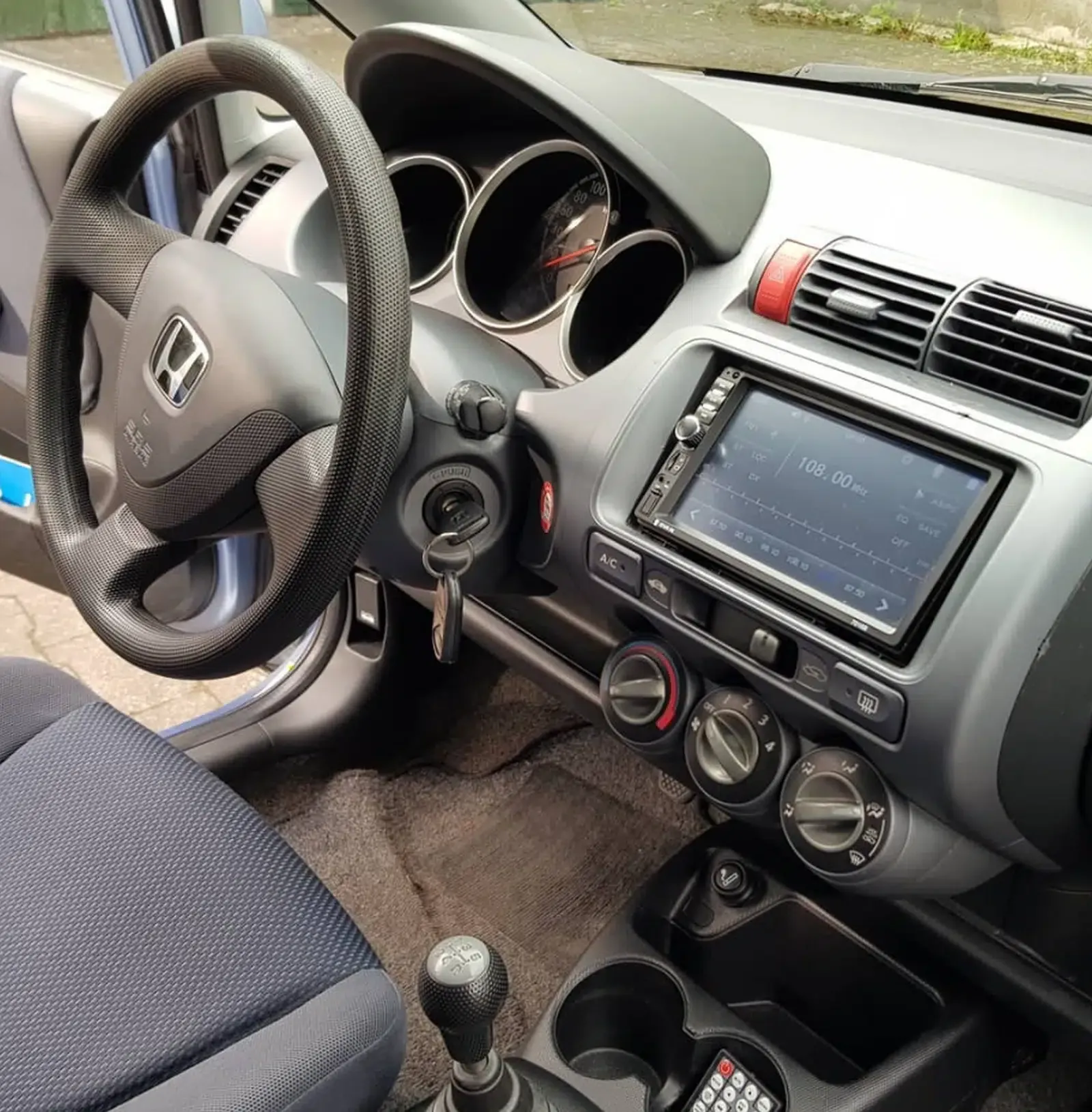 Honda Jazz-Baujahr 2003-Van-Lenker-Sitze Front-Radio-Navi