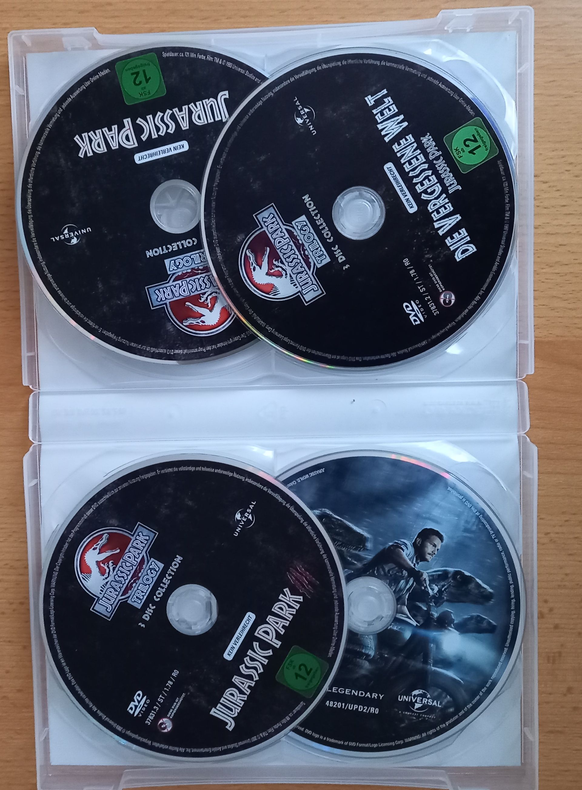 Jurassic Park Innen 4 CD Teile