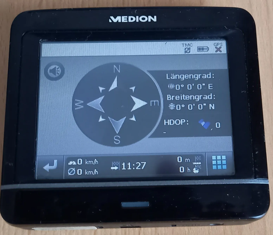 Medion Navi Art. No. 4189 MD 97130 Display