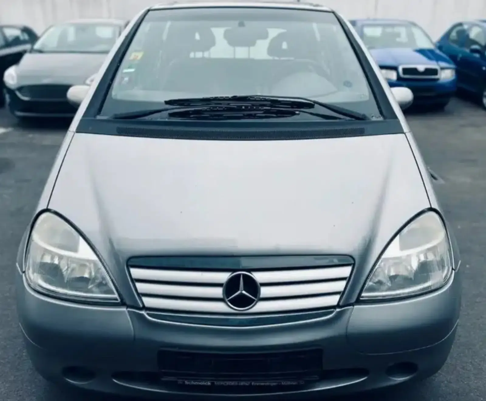 Mercedes Benz A Klasse 160-Baujahr 1999-Silber-Front