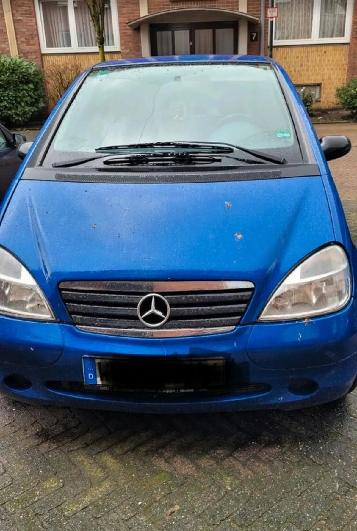 Mercedes Benz A140 Blau Baujahr 2000 - Front