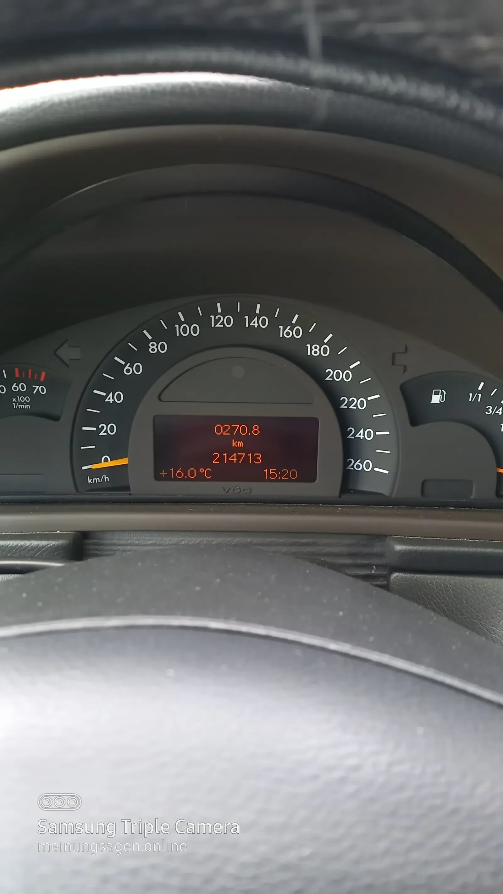 Mercedes Benz C 180 Kombi-Baujahr 2004-Tacho-Display-Lenker