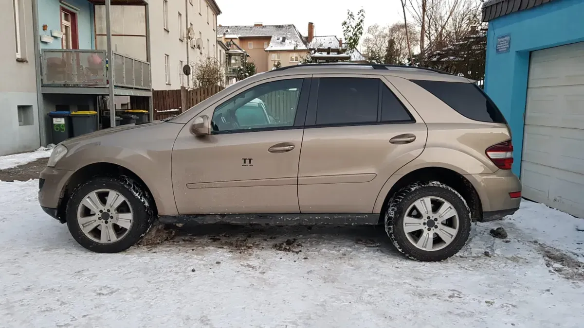 Mercedes ML 280 CDI Goldfarbig – Baujahr 2007 Fahrerseite Türen Alufelgen 