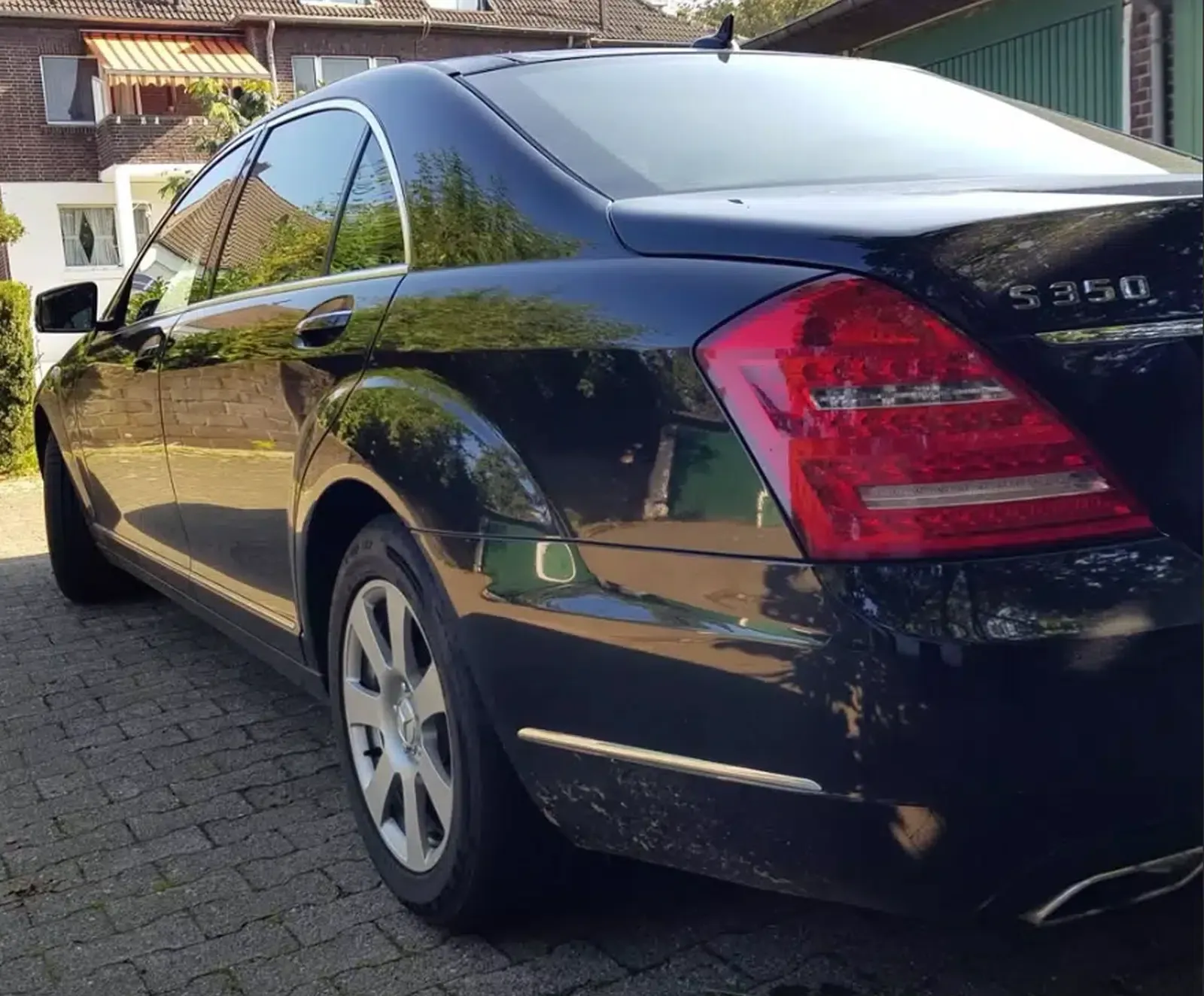 Mercedes Benz S350 CDI-Baujahr 2010-Fahrerseite-Heck