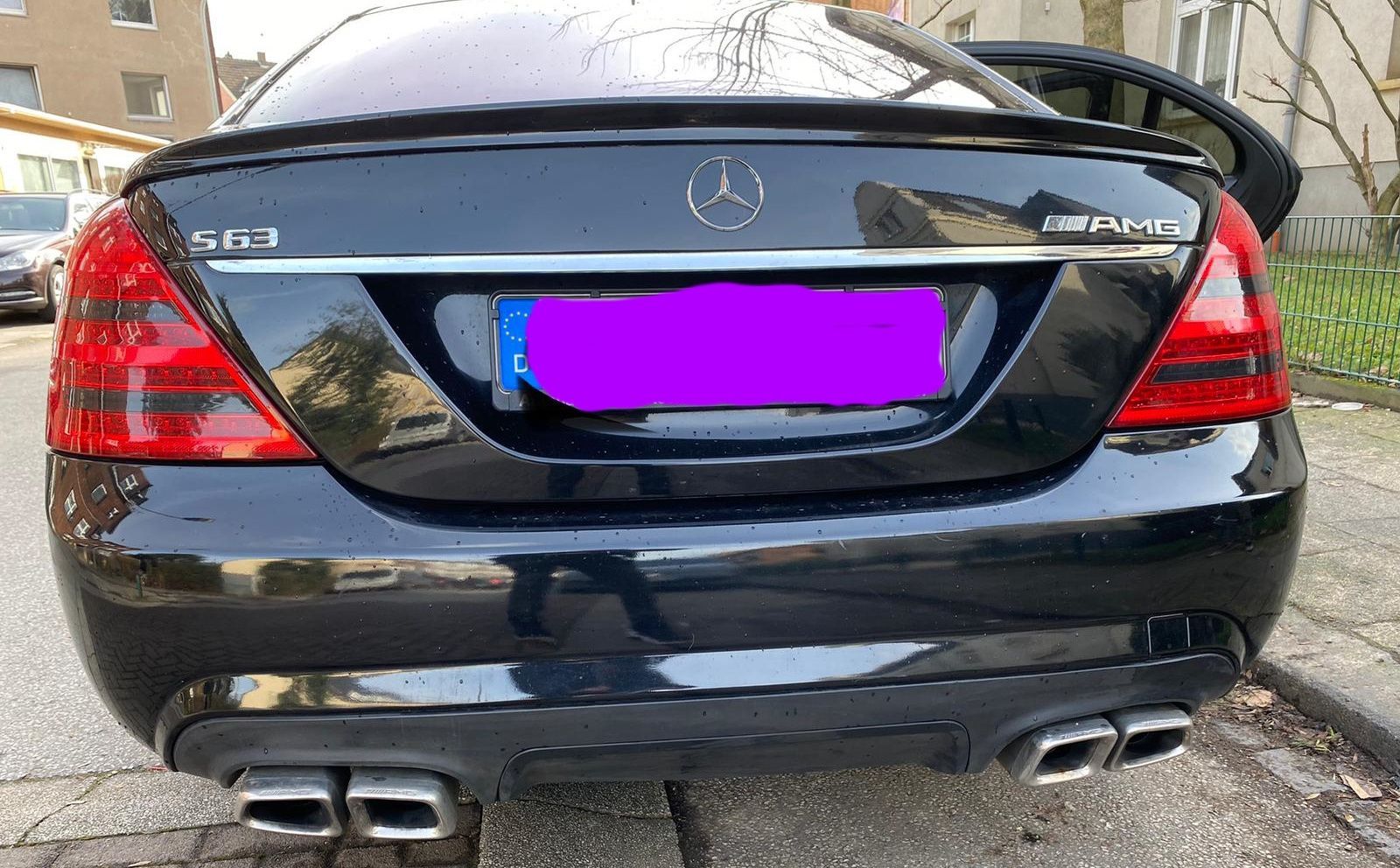 Mercedes Benz S400 Hybrid-Baujahr 2009--Heck