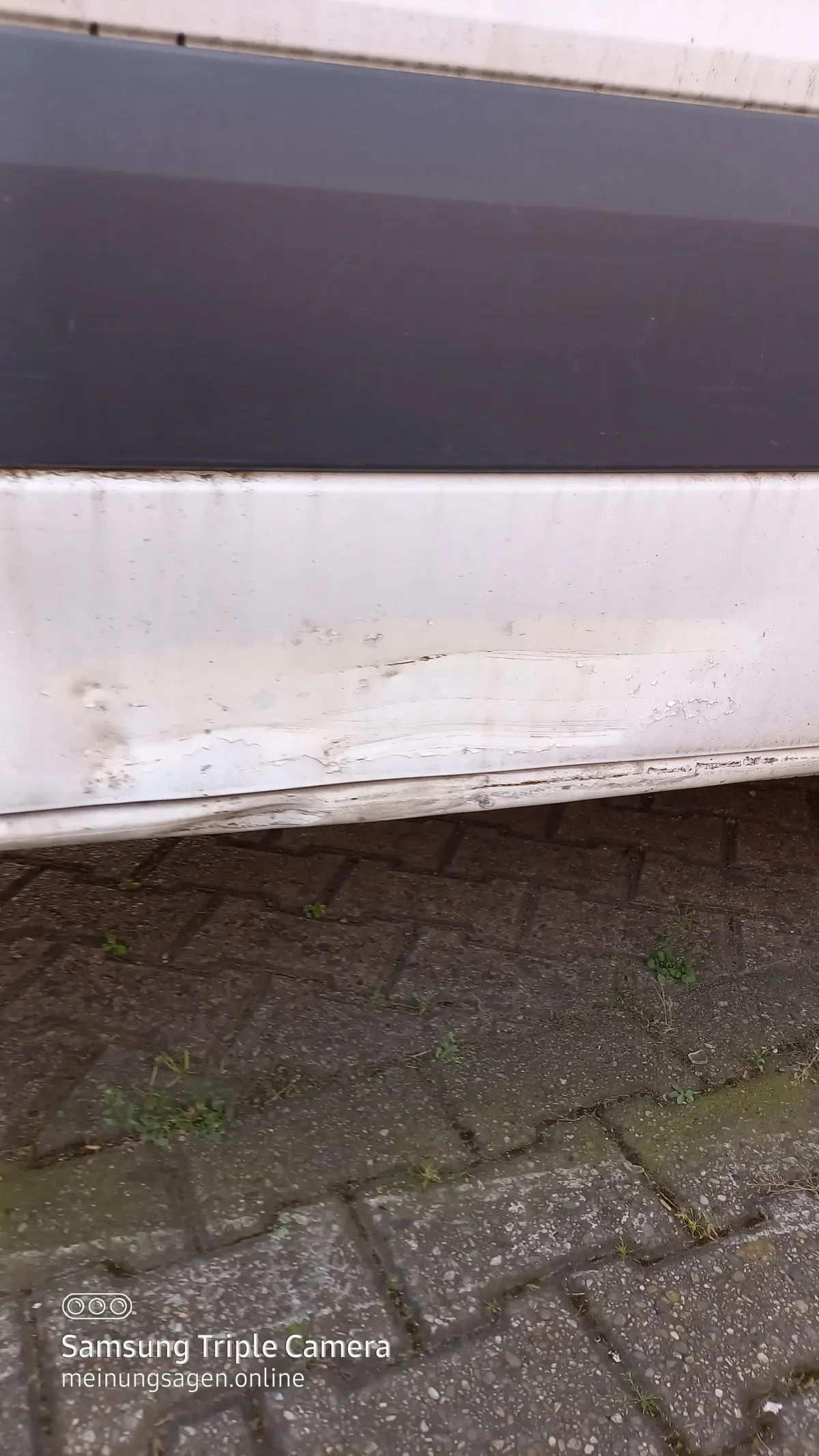 Mercedes Benz Sprinter 313 CDI Weiß 2009 Beule Schweller